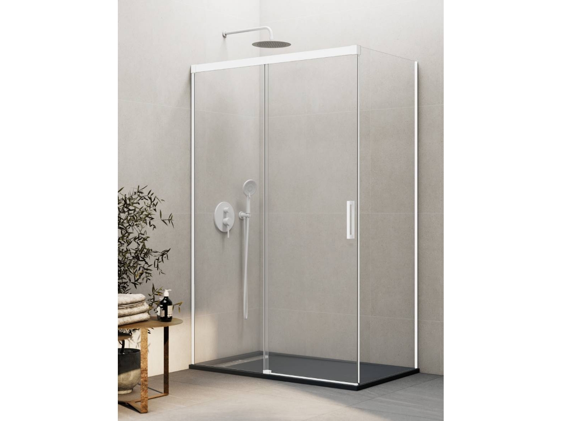 Cabine de Duche Thalassa 1+1 com Painel Lateral Fixo DUCHA.ES (basic) (155x80 cm)