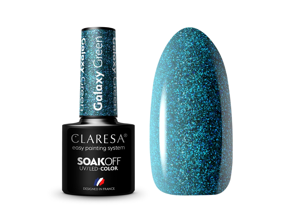 Verniz Gel Claresa Galaxy Green (5 G)