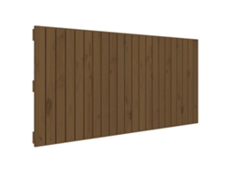 Wall Headboard, Wall Headboards Vidaxl Marrom Madeira De Pinho (140 X 60 Cm)