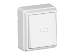 Botão Basculante Luminoso Branco 37152 Cbr EFAPEL