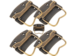 Conjunto De 5 Puxadores Ergonômicos Vintage De Ferro Para Madeira, Estilo Antigo.