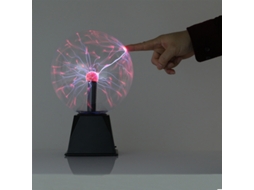 Luz Noturna de Plasma Usb com Esfera Eletrostática Ativada por Voz Magic V BRILVIBERA