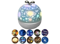 6/10 Filmes Projetor De Céu Estrelado Usb Luz Noturna Universo Planeta Desenho Animado Lâmpada Projeção Led Decoração Quarto Prese Aquaforge