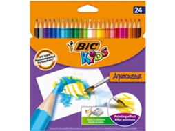 Lápis Cor Aquacouleur BIC Kids 24 Unidades
