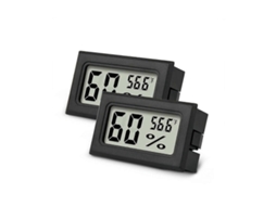 Conjunto De 5 Mini Termômetros E Higrômetros Digitais, Monitor De Umidade Interna, Medidor De Temperatura E Umidade