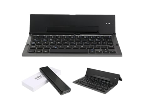 Bluetooth Folding Wireless Keyboard For Mobile Phone Tablet Computer Aluminum Alloy Keyboard Efdafss