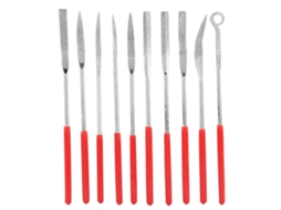 10 Piezas Juego De Liminas De Diamante De Precisión Profesional Herramienta Para Hobbys Y Manualidades (138mm)