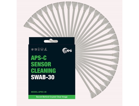 Cotonetes de Limpeza UES Apsc-30 para Sensor de Câmara Digital Dslr Ou Slr Tipo Aps-C (30 Peças)