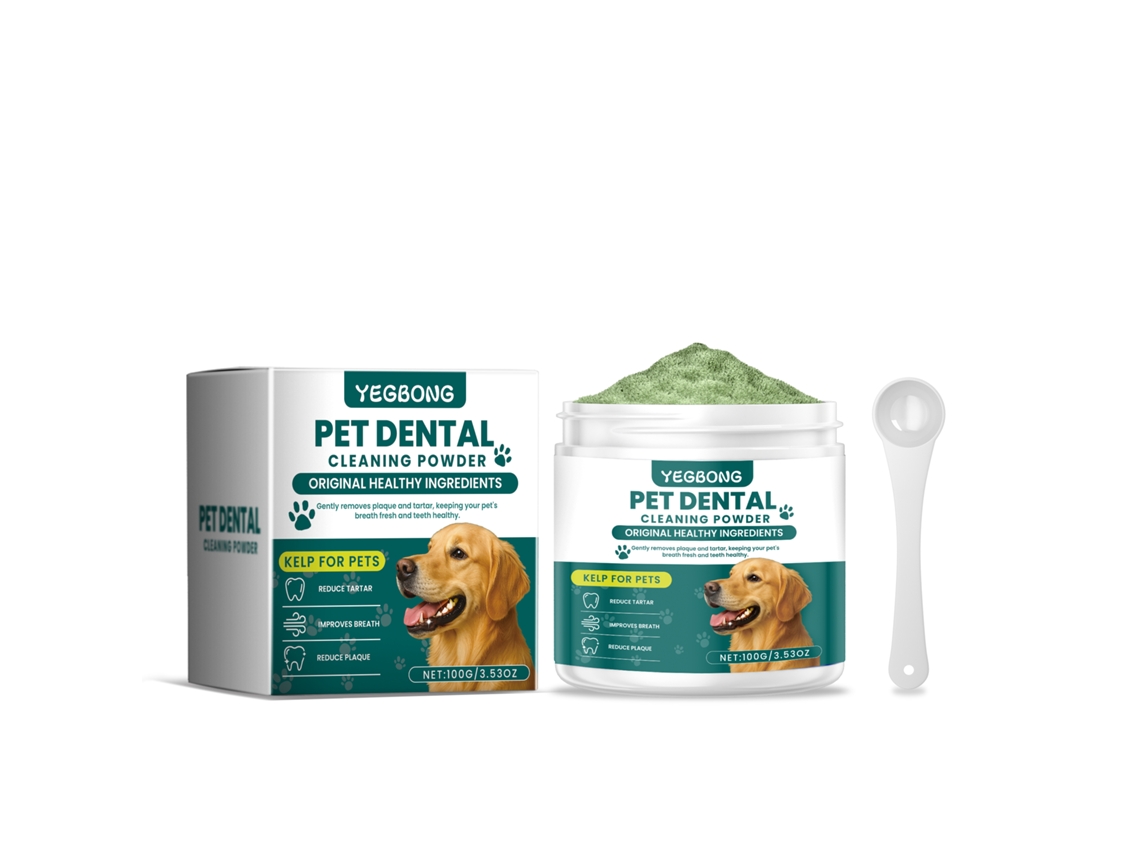 Pó de Higiene Bucal para Cães, Cuidados Dentários Simples e Eficazes LAXISCREED