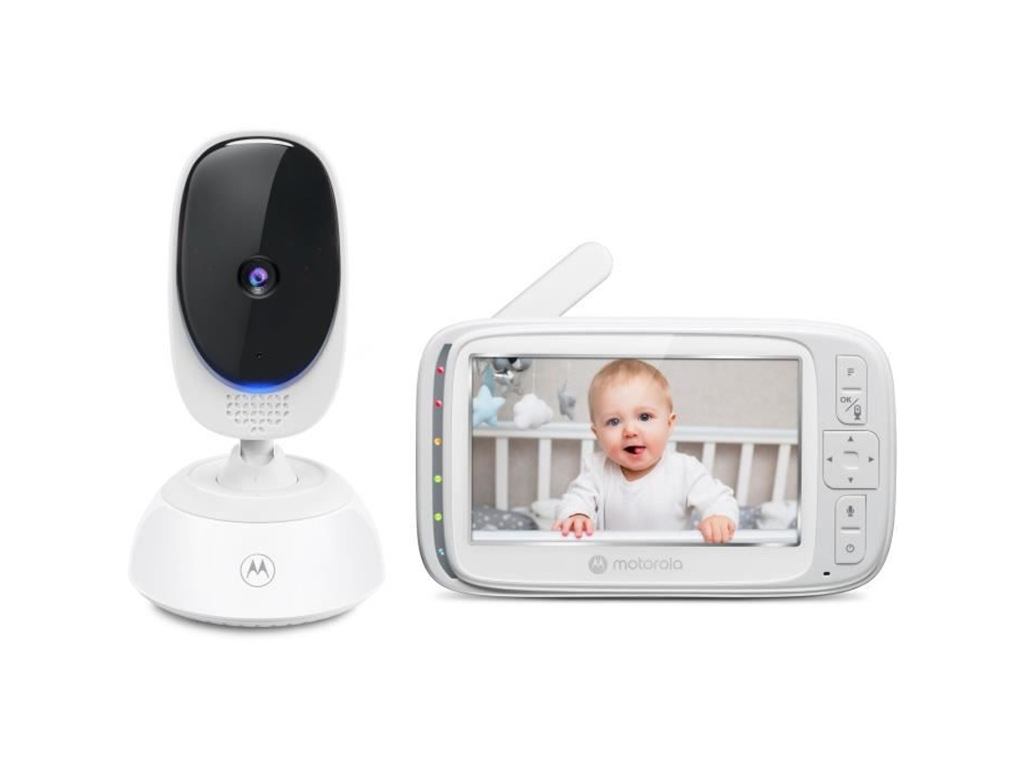 Babá Eletrônica com Câmera, Wi fi, Visão Noturna, Branco AQUAFORGE