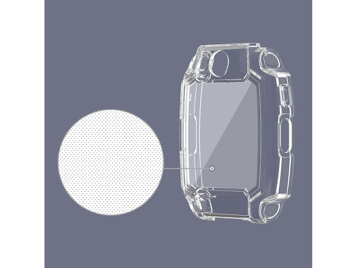 Película De Vidro Temperado Integrada À Capa Protetora Para Relógio Imoo Watch Phone Z11.
