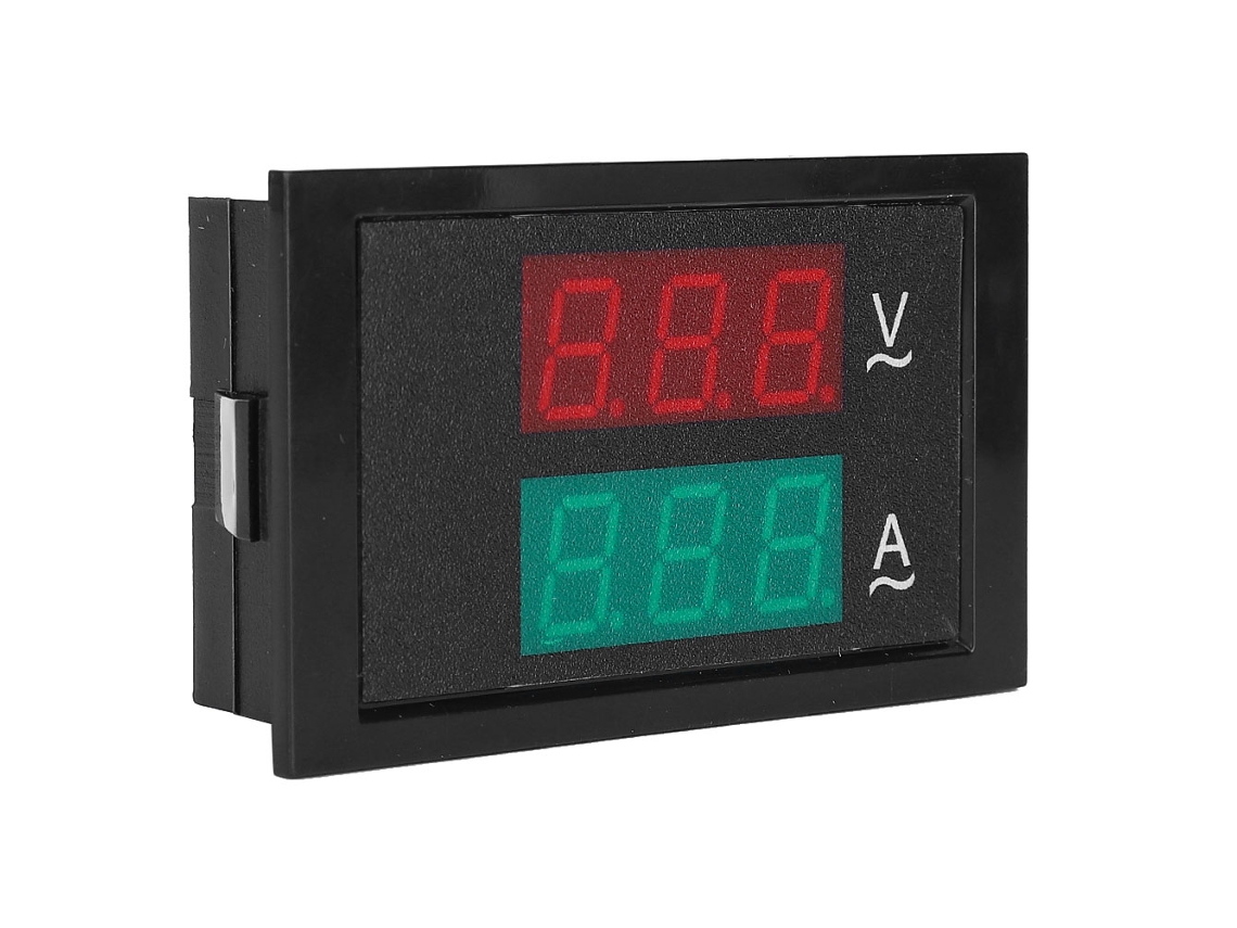 Laxiscreed Medidor Dual De Tensão E Corrente Ac 80-300v E 0-50a Para Eletromagnetismo