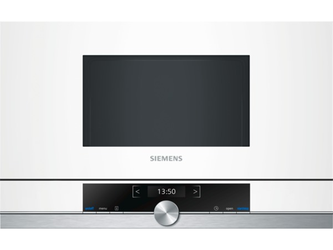 Micro-ondas Encastre SIEMENS BF634LGW1 (21 L - Sem Grill - Branco)