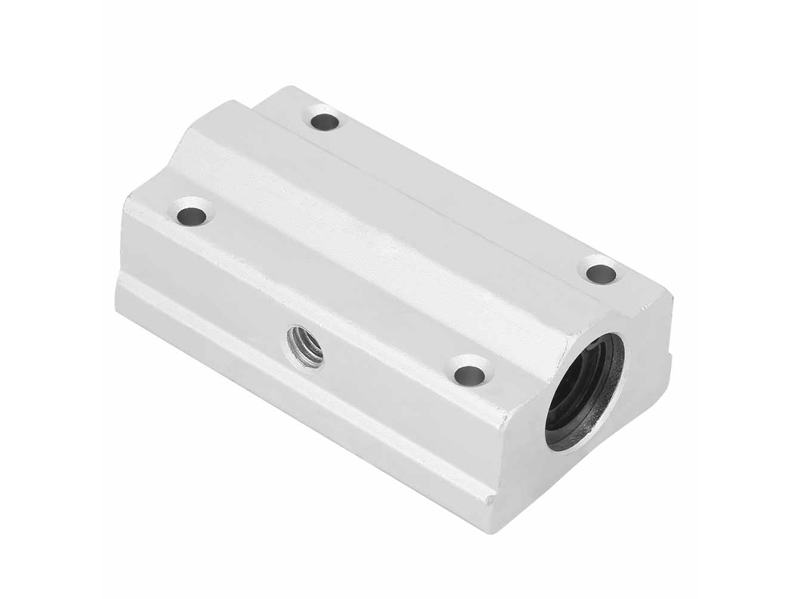 Bucha De Rolamento Linear Com Bloco De Deslize Alumínio 22mm