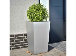 Vidaxl Vaso/floreira De Jardim 45x45x75 Cm Aço Galvanizado