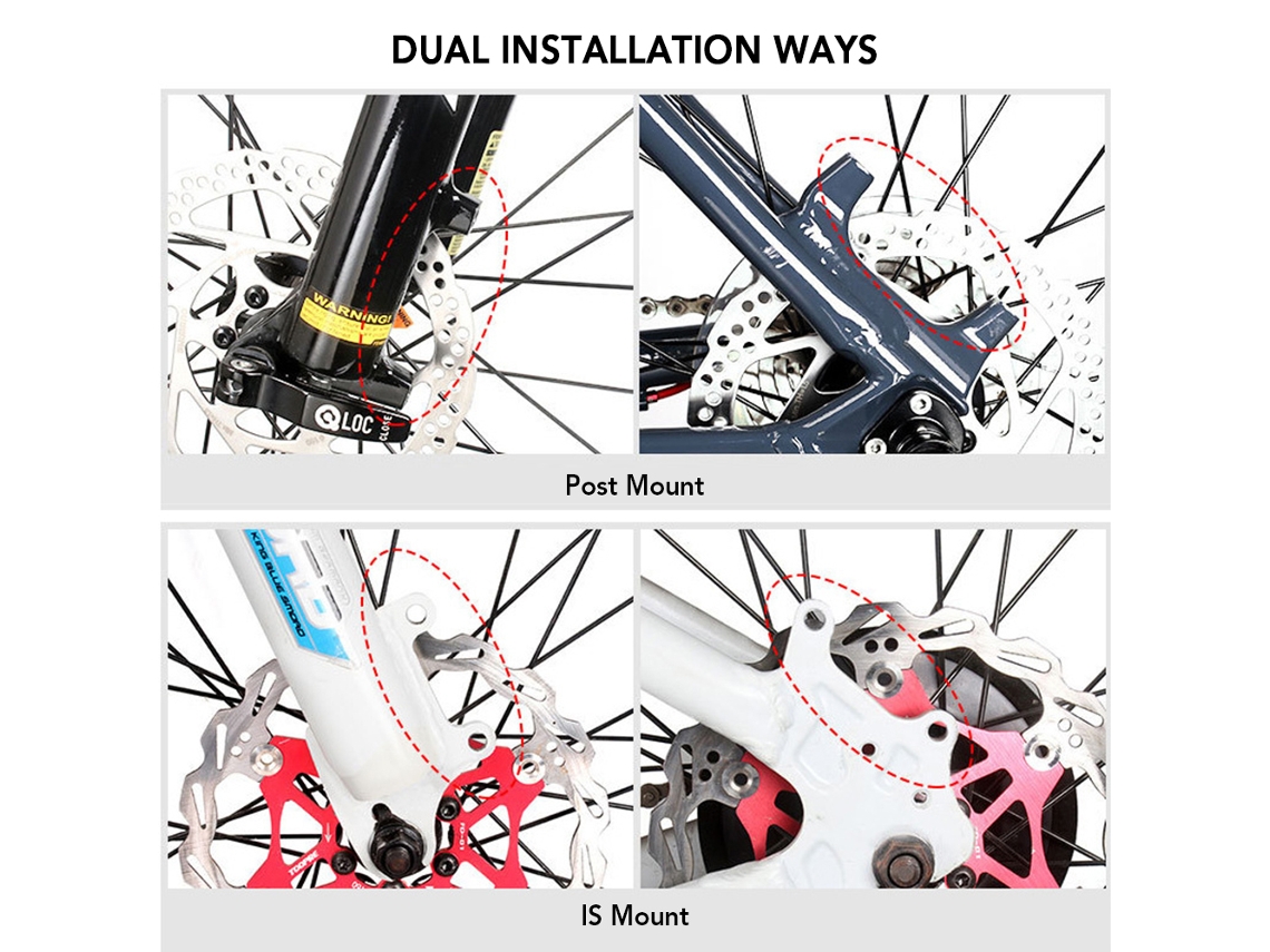 Kit Mali de freio a disco hidráulico com rotor de 160mm para MTB e estrada