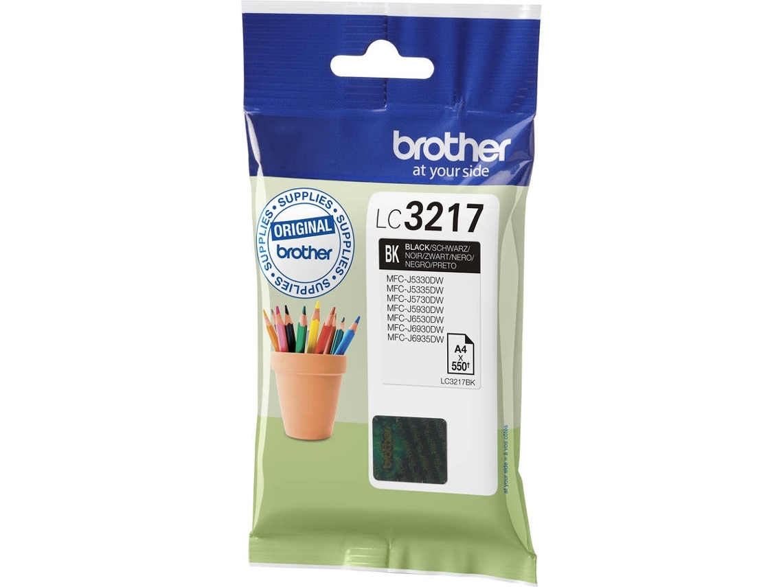 Tinteiro BROTHER LC3217 Preto (Outlet Caixa Aberta - LC3217BK)
