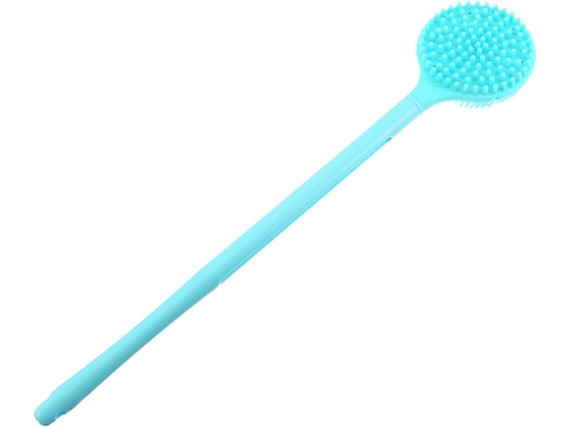 Escova De Silicone Para As Costas Com Cabo Longo, Escova De Banho Dupla Face Com Cerdas Flexíveis, Textura Macia Para