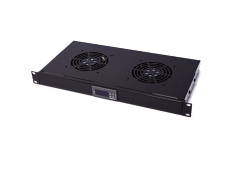 Kit de ventilação com termostato para armário de rack de 19 com 2 ventoinhas de 120mm  RACKMATIC