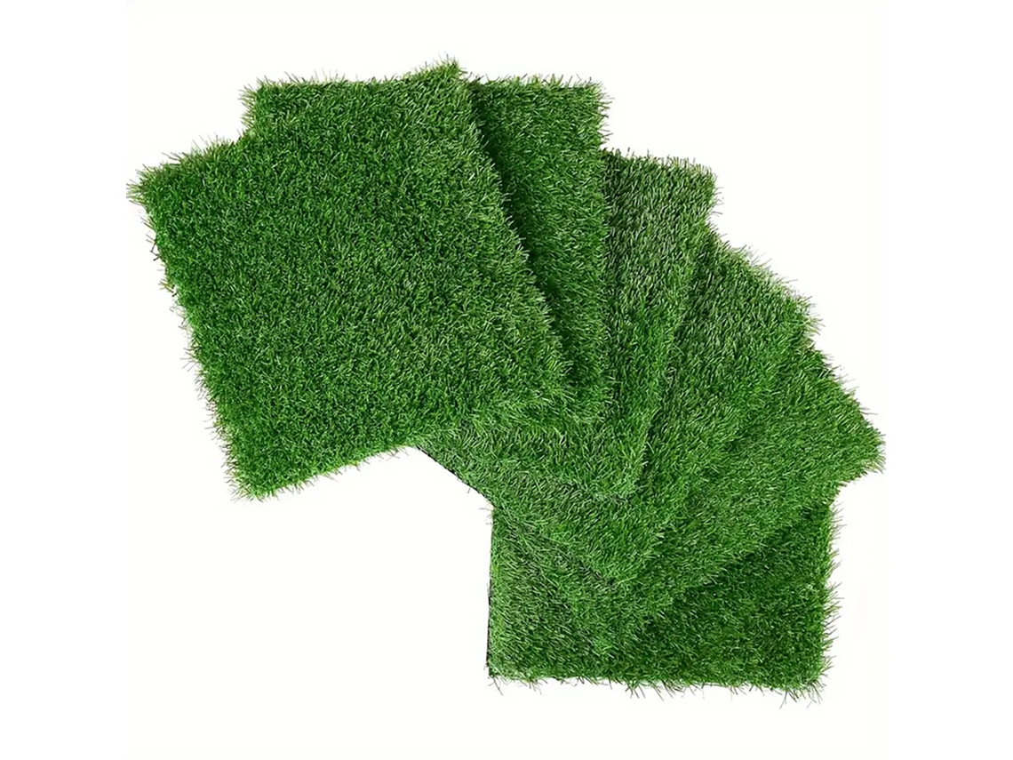 Grama Artificial 36 Peças 30x30cm Verde BRAVENTO