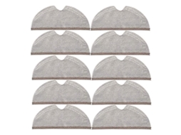 10Pcs Panos de Limpeza de Cobertura Total para Xiaomi Roborock S5 S50 S51 S55