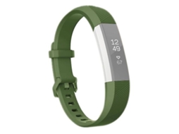 Lurelia Pulseira De Silicone, Compatível Com Smartwatch Fitbit Alta, Comprimento Aproximado 23, 8 Cm, Cor Verde - Exército