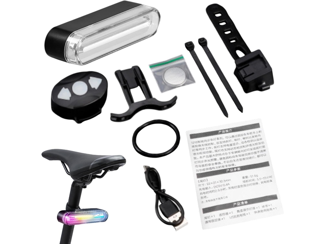 Traseira Para Bicicleta, Para Ciclismo Noturno, Traseiras De Advertência Para Ciclismo Noturno Gokoco