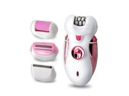 Depilador Facial Feminino Kit De Depilação Facial Removedor De Pelos Para Todo O Corpo Feminino Barbeador Elétrico Aparador Navalha, Rosa Yizhood