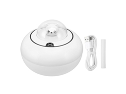 Humidificador Portátil Silencioso LAXISCREED com Escultura de Gato para Casa e Escritório, Usb, Branco LAXISCREED
