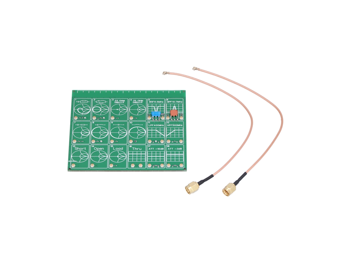Kit De Demonstração Rf Analisador De Rede Vetorial Portátil Módulo Tester Filtro Atenuador Placa