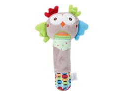 Mali sininho de Mão com Chocalho Pelúcia Animal Cute para Bebê Brinquedo Conforto