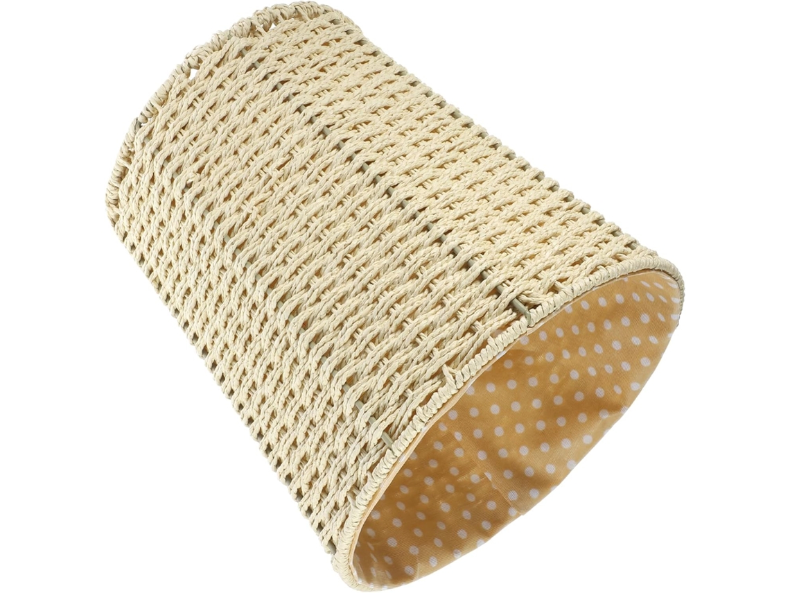 Cesto de Armazenamento em Tecido Trançado Amosfun, Lixo Ou Lixeira, para Roupa Suja, Frutas e Pequenos Objetos