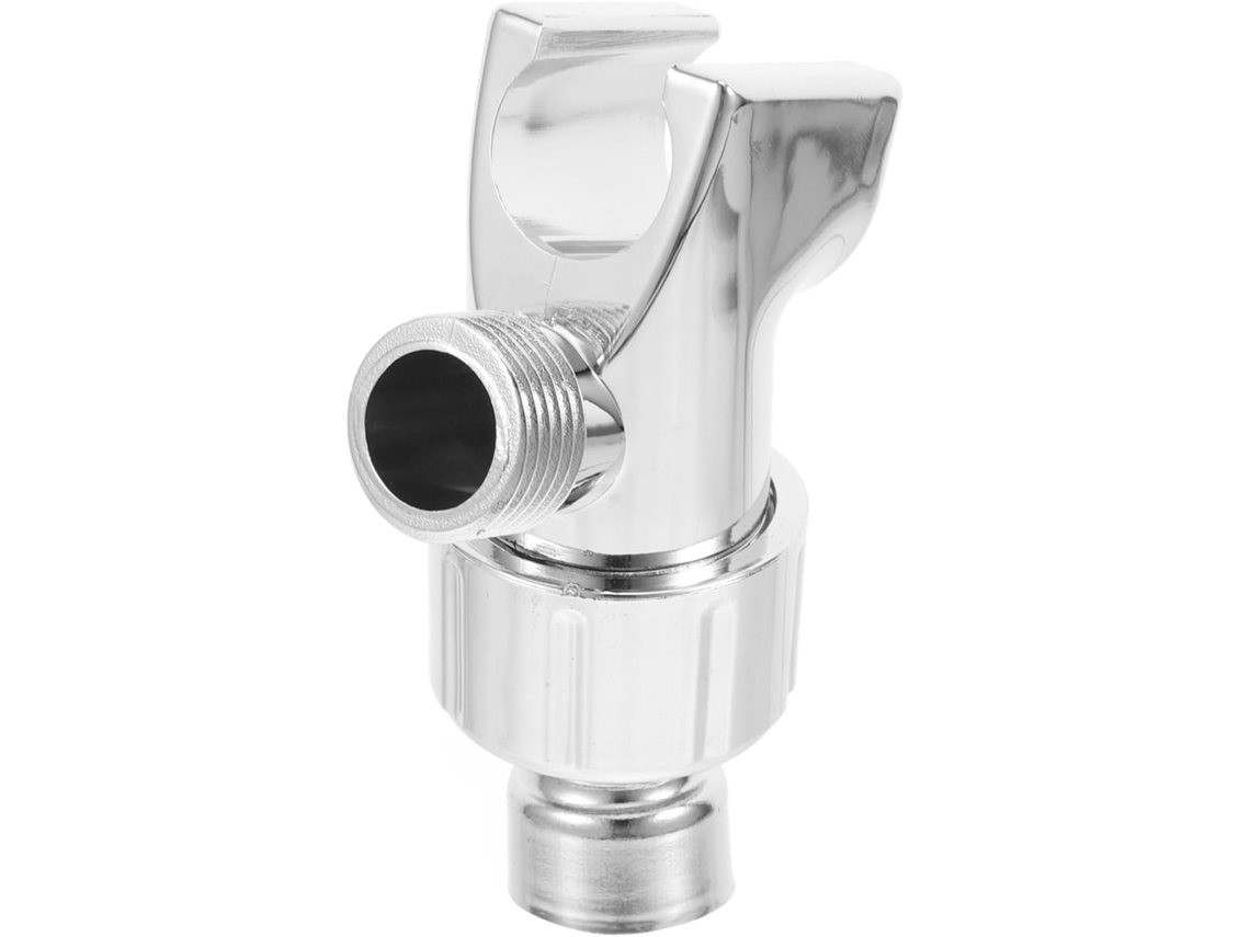Suporte De Braço Chuveiro Ajustável Em Plástico, Resistente E À Prova D Água, Para Chuveiro De Mão, Na Cor Prata