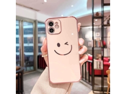 Capa LAXISCREED Smiley Rosa Apple 11 Pro