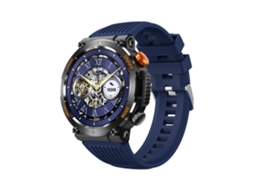 Smartwatch Tela Grande De Alta Definição De 1,46 Polegadas Ip67 À Prova Dágua 30 Dias De Longa Duração Da Bateria Azul Yunzii