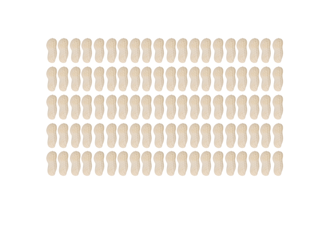 Borracha Amendoim Cute Estudante 100pcs Segura Portátil