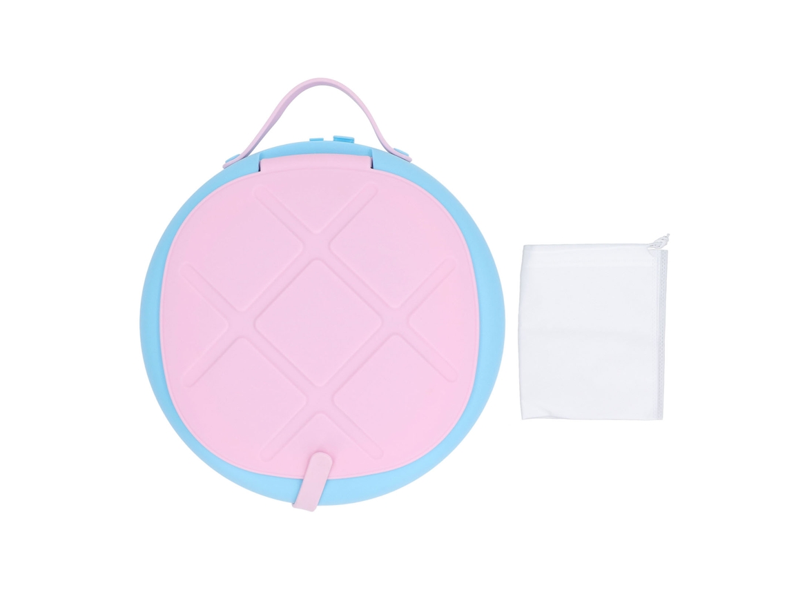 Primerox vaso Sanitário Portátil Infantil para Meninos Dobrável Multifuncional Viagem Rosa