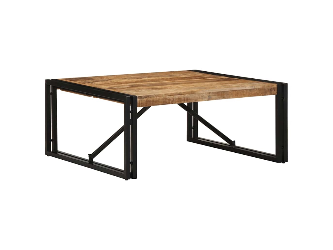 Coffee Table, Coffee Tables Vidaxl Marrom Madeira De Mangueira (80 X 80 X 35 Cm)