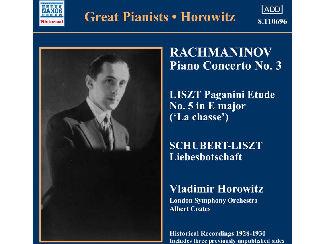 CD Horowitz/Coates/LSO - Klavierkonzert 3/+ (1CD)