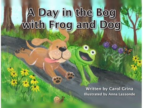 Livro A Day in the Bog with Frog and Dog de Carol Grina (Inglês)