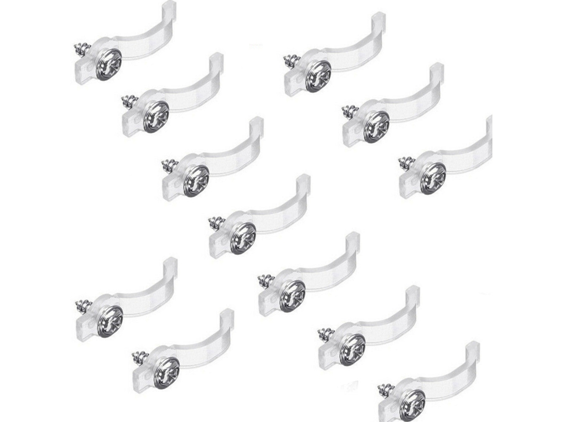 2026 100 Peças de Suportes de Montagem para Fitas Led 3528/5050 Clips de Montagem