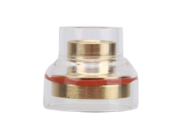Laxiscreed Torcha De Solda De Vidro Com Anel E Boquim De Interface Para Espelho De Gás