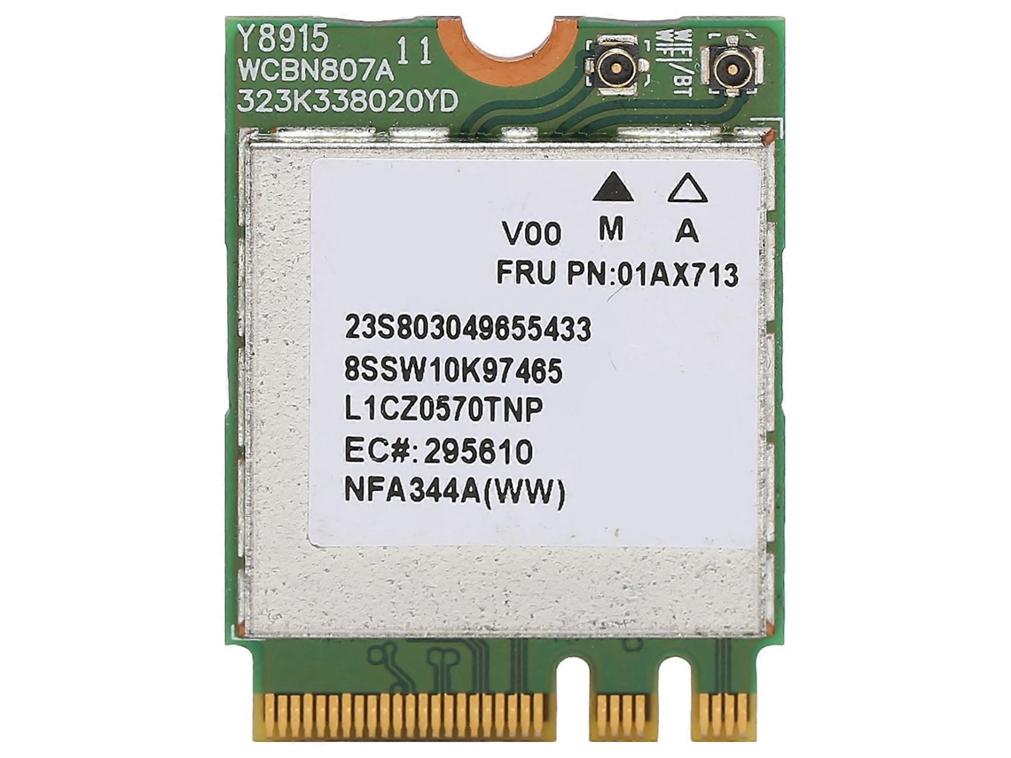 Placa De Rede Sem Fio Nfa344a M.2 Wifi 867mbps Bt Para Notebooks Das Séries 710s, E470, E475, E570, E575, V310 E Yoga 710, 720 E 910. Aquaforge