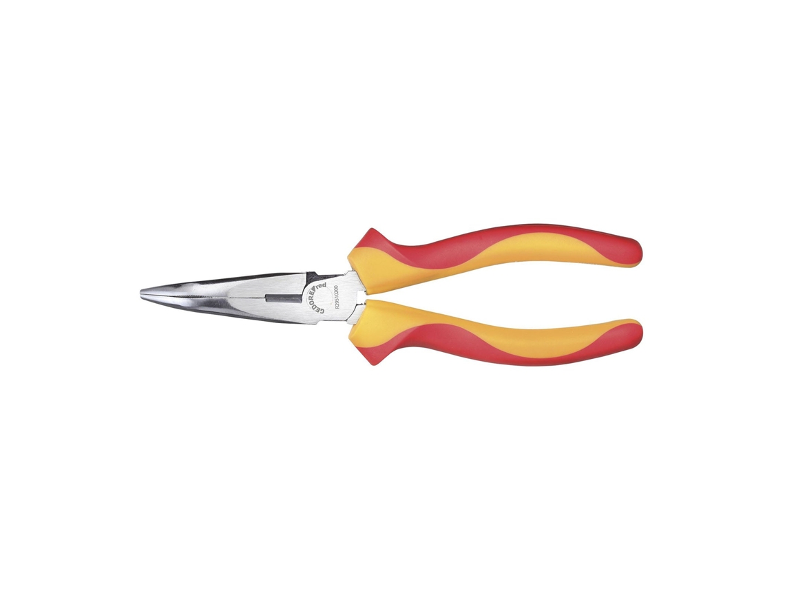 Alicate de bico meio redondo Vde L200 mm, 45, cabo de 2 componentes (3301412) GEDORE RED R29510200