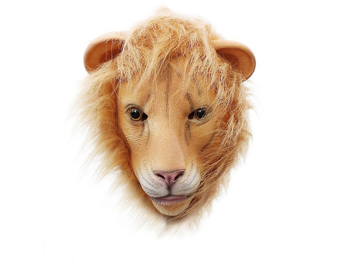 Máscara De Látex Para Festa De Halloween, Cosplay, Bar, Animal Engraçado, Leão Olysi Shop