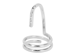 Anel Decorativo De Unha Moda Joias De Ponta Do Dedo Acessórios De Unhas Para Mulheres Platina