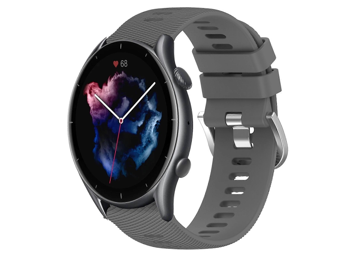 Pulseira De Silicone Macio De Cor Sólida De 22 Mm Para Amazfit Gtr 3 Pro