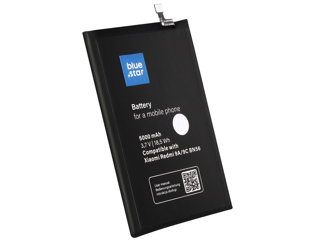 Bateria Interna Xiaomi Redmi 9A 9C e Poco M2 Pro 5000Mah Bn56 BLUE STAR
