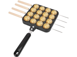 Molde para Takoyaki Bolinhas de Polvo Cor Preta ZMDECQNA