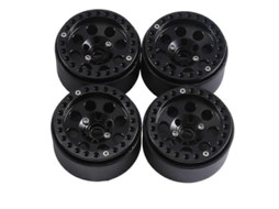 2026 4 Peças de Llanta de Metal Beadlock 1.9 com 8 Buracos Redondos para Rc Crawler 1/10 Axial Scx10 90046 Axi03007 T
